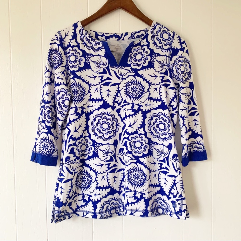 Talbots UPF 50+ Protection Tee Size M/P